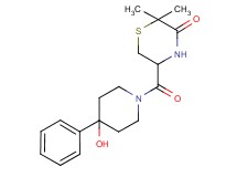 5-[(4-hydroxy-4-phenylpiperidin-1-yl)carbonyl]-2,2-dimethylthiomorpholin-3-one