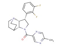(3R*,3aR*,7aR*)-3-(2,3-difluorophenyl)-1-[(5-methylpyrazin-2-yl)carbonyl]octahydro-4,7-ethanopyrrolo[3,2-b]pyridine
