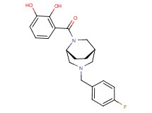 3-{[(1S*,5R*)-3-(4-fluorobenzyl)-3,6-diazabicyclo[3.2.2]non-6-yl]carbonyl}-1,2-benzenediol