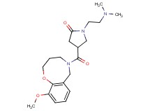 1-[2-(dimethylamino)ethyl]-4-[(10-methoxy-3,4-dihydro-2H-1,5-benzoxazocin-5(6H)-yl)carbonyl]-2-pyrrolidinone