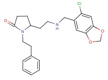 5-(2-{[(6-chloro-1,3-benzodioxol-5-yl)methyl]amino}ethyl)-1-(2-phenylethyl)-2-pyrrolidinone