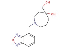 1-(2,1,3-benzoxadiazol-4-ylmethyl)-4-(hydroxymethyl)-4-azepanol