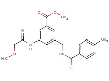 methyl 3-[(methoxyacetyl)amino]-5-{[(4-methylbenzoyl)amino]methyl}benzoate