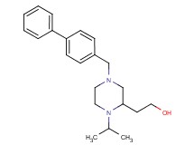 2-[4-(4-biphenylylmethyl)-1-isopropyl-2-piperazinyl]ethanol