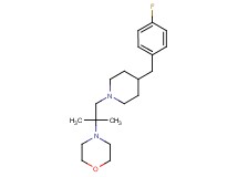 4-{2-[4-(4-fluorobenzyl)-1-piperidinyl]-1,1-dimethylethyl}morpholine