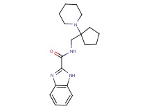 N-[(1-piperidin-1-ylcyclopentyl)methyl]-1H-benzimidazole-2-carboxamide