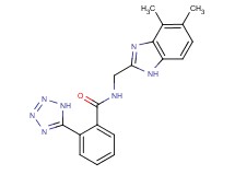 N-[(4,5-dimethyl-1H-benzimidazol-2-yl)methyl]-2-(1H-tetrazol-5-yl)benzamide
