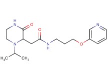 2-(1-isopropyl-3-oxo-2-piperazinyl)-N-[3-(3-pyridinyloxy)propyl]acetamide