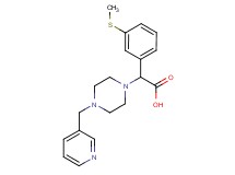 [3-(methylthio)phenyl][4-(pyridin-3-ylmethyl)piperazin-1-yl]acetic acid