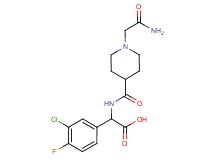 ({[1-(2-amino-2-oxoethyl)-4-piperidinyl]carbonyl}amino)(3-chloro-4-fluorophenyl)acetic acid