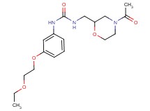 N-[(4-acetylmorpholin-2-yl)methyl]-N'-[3-(2-ethoxyethoxy)phenyl]urea