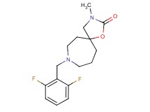 8-(2,6-difluorobenzyl)-3-methyl-1-oxa-3,8-diazaspiro[4.6]undecan-2-one