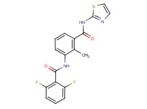 3-[(2,6-difluorobenzoyl)amino]-2-methyl-N-1,3-thiazol-2-ylbenzamide