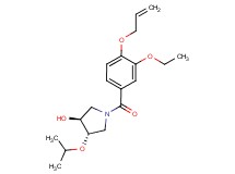 (3S*,4S*)-1-[4-(allyloxy)-3-ethoxybenzoyl]-4-isopropoxypyrrolidin-3-ol