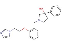 1-{2-[2-(1H-imidazol-1-yl)ethoxy]benzyl}-3-phenylpyrrolidin-3-ol