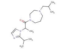1-isobutyl-4-[2-(2-isopropyl-1H-imidazol-1-yl)propanoyl]-1,4-diazepane