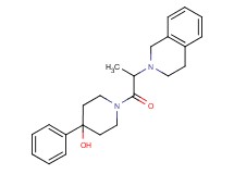 1-[2-(3,4-dihydro-2(1H)-isoquinolinyl)propanoyl]-4-phenyl-4-piperidinol