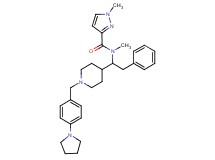 N,1-dimethyl-N-(2-phenyl-1-{1-[4-(1-pyrrolidinyl)benzyl]-4-piperidinyl}ethyl)-1H-pyrazole-3-carboxamide