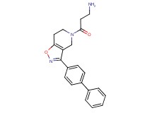 3-(3-biphenyl-4-yl-6,7-dihydroisoxazolo[4,5-c]pyridin-5(4H)-yl)-3-oxopropan-1-amine