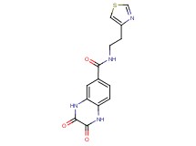 2,3-dioxo-N-[2-(1,3-thiazol-4-yl)ethyl]-1,2,3,4-tetrahydroquinoxaline-6-carboxamide