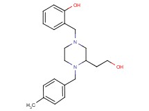 2-{[3-(2-hydroxyethyl)-4-(4-methylbenzyl)-1-piperazinyl]methyl}phenol