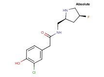 2-(3-chloro-4-hydroxyphenyl)-N-{[(2S,4S)-4-fluoropyrrolidin-2-yl]methyl}acetamide