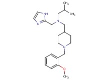 (1H-imidazol-2-ylmethyl)isobutyl{[1-(2-methoxybenzyl)-4-piperidinyl]methyl}amine