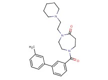 1-[(3'-methyl-3-biphenylyl)carbonyl]-4-[2-(1-piperidinyl)ethyl]-1,4-diazepan-5-one