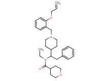N-(1-{1-[2-(allyloxy)benzyl]-4-piperidinyl}-2-phenylethyl)-N-ethyltetrahydro-2H-pyran-4-carboxamide