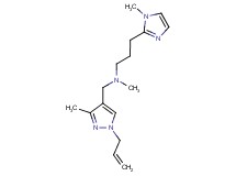 N-[(1-allyl-3-methyl-1H-pyrazol-4-yl)methyl]-N-methyl-3-(1-methyl-1H-imidazol-2-yl)propan-1-amine