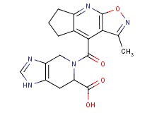 5-[(3-methyl-6,7-dihydro-5H-cyclopenta[b]isoxazolo[4,5-e]pyridin-4-yl)carbonyl]-4,5,6,7-tetrahydro-1H-imidazo[4,5-c]pyridine-6-carboxylic acid