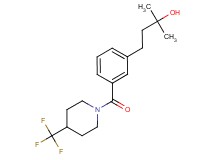 2-methyl-4-(3-{[4-(trifluoromethyl)-1-piperidinyl]carbonyl}phenyl)-2-butanol