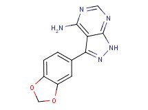 3-(1,3-benzodioxol-5-yl)-1H-pyrazolo[3,4-d]pyrimidin-4-amine