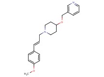 3-[({1-[(2E)-3-(4-methoxyphenyl)-2-propen-1-yl]-4-piperidinyl}oxy)methyl]pyridine
