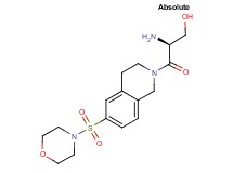 (2S)-2-amino-3-[6-(morpholin-4-ylsulfonyl)-3,4-dihydroisoquinolin-2(1H)-yl]-3-oxopropan-1-ol