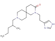 2-[2-(1H-imidazol-4-yl)ethyl]-9-(2-methylpentyl)-2,9-diazaspiro[5.5]undecan-3-one