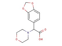 1,3-benzodioxol-5-yl(morpholin-4-yl)acetic acid