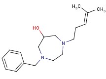 1-benzyl-4-(4-methyl-3-penten-1-yl)-1,4-diazepan-6-ol