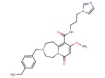 3-(4-ethylbenzyl)-N-[3-(1H-imidazol-1-yl)propyl]-9-methoxy-7-oxo-1,2,3,4,5,7-hexahydropyrido[1,2-d][1,4]diazepine-10-carboxamide