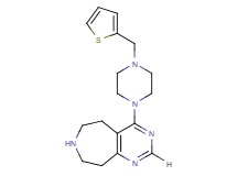 4-[4-(2-thienylmethyl)piperazin-1-yl]-6,7,8,9-tetrahydro-5H-pyrimido[4,5-d]azepine