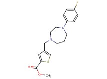 methyl 4-{[4-(4-fluorophenyl)-1,4-diazepan-1-yl]methyl}-2-thiophenecarboxylate
