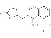 3-[(5-oxopyrrolidin-2-yl)methyl]-5-(trifluoromethyl)quinazolin-4(3H)-one