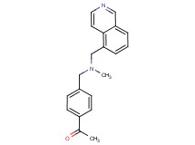 1-(4-{[(isoquinolin-5-ylmethyl)(methyl)amino]methyl}phenyl)ethanone