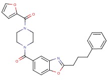 5-{[4-(2-furoyl)-1-piperazinyl]carbonyl}-2-(3-phenylpropyl)-1,3-benzoxazole