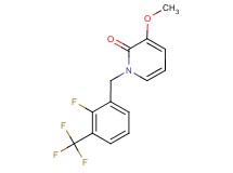 1-[2-fluoro-3-(trifluoromethyl)benzyl]-3-methoxypyridin-2(1H)-one