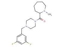 2-{[4-(3,5-difluorobenzyl)-1-piperazinyl]carbonyl}-1-methylazepane