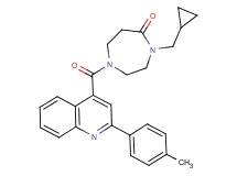 4-(cyclopropylmethyl)-1-{[2-(4-methylphenyl)-4-quinolinyl]carbonyl}-1,4-diazepan-5-one