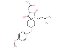 2-[8-(4-methoxybenzyl)-1-(3-methylbutyl)-2,4-dioxo-1,3,8-triazaspiro[4.5]dec-3-yl]acetamide