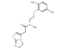 2-(5,6-dihydroimidazo[2,1-b][1,3]thiazol-3-yl)-N-[2-(2,5-dimethylphenoxy)ethyl]-N-methylacetamide
