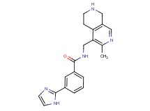 3-(1H-imidazol-2-yl)-N-[(3-methyl-5,6,7,8-tetrahydro-2,7-naphthyridin-4-yl)methyl]benzamide dihydrochloride